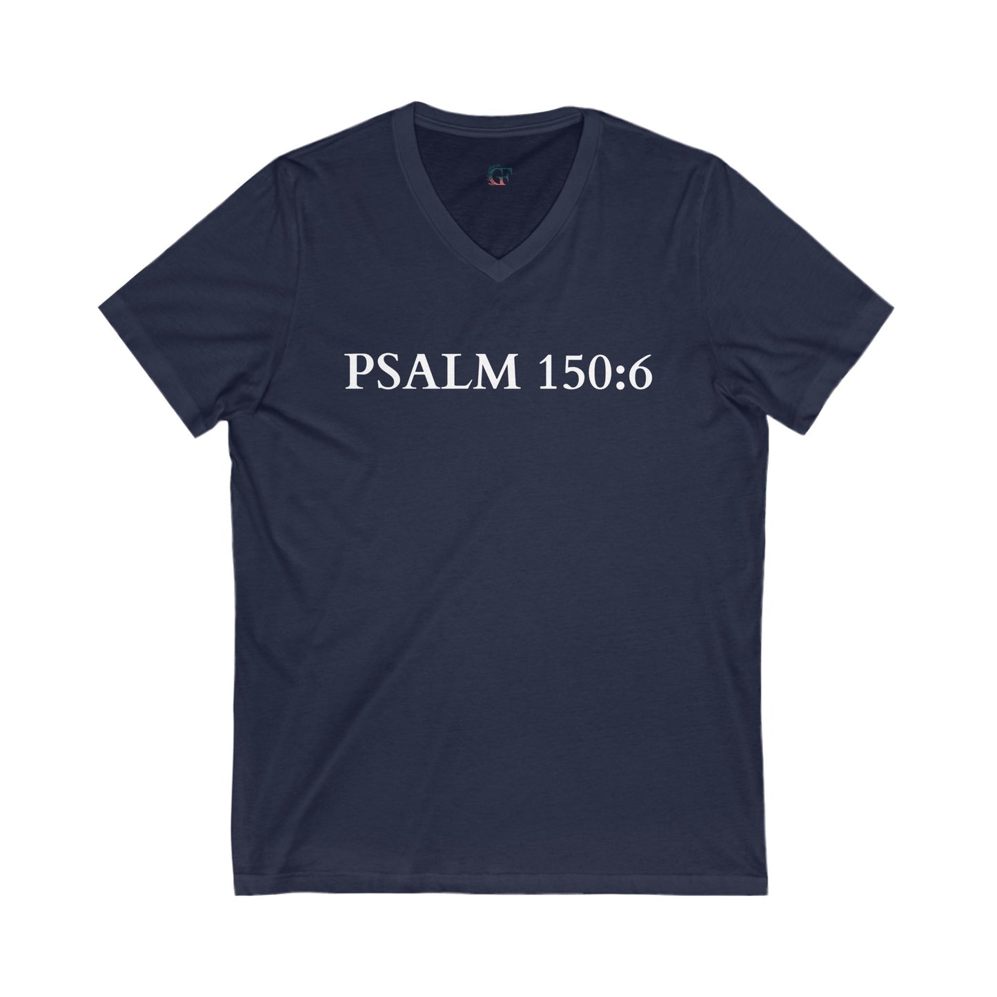 V-Neck Tee – Faith-Based Unisex Christian Shirt Gift for Worship & Everyday Wear