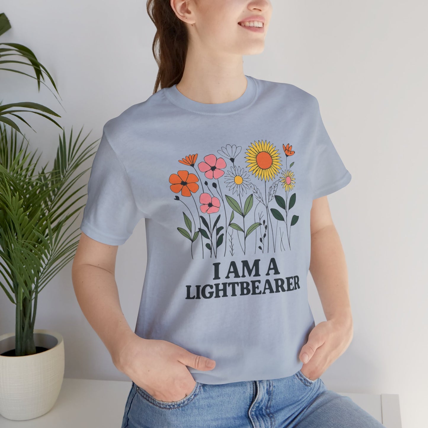 Floral Inspirational Shirt Positive Message Tee Gardening Gift Spring Fashion Unisex Motivational Top Gift For Women Gift For Mom