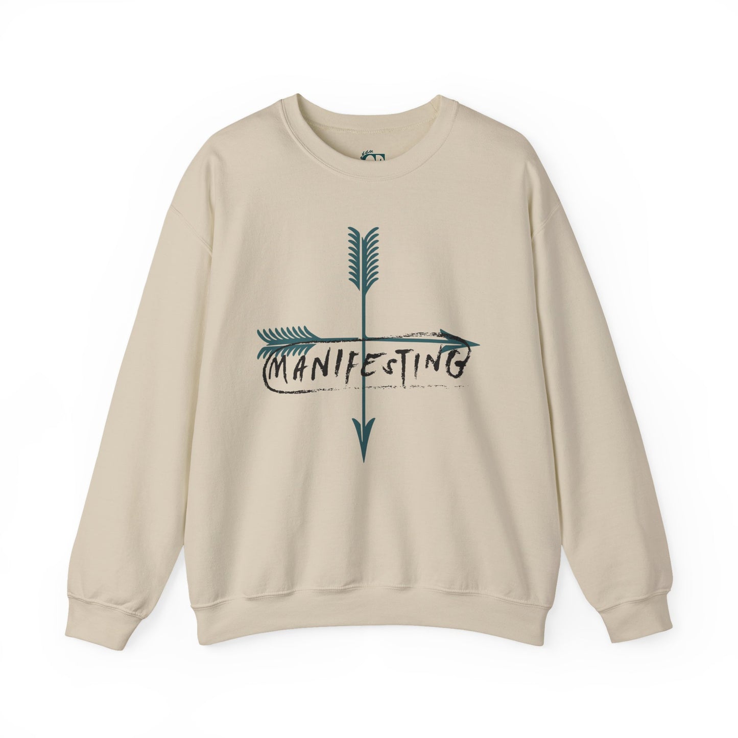 Manifesting Faith Crewneck Sweatshirt – Unisex Christian Comfort Wear | Inspirational Spiritual Gift | Cozy Faith-Based Loungewear