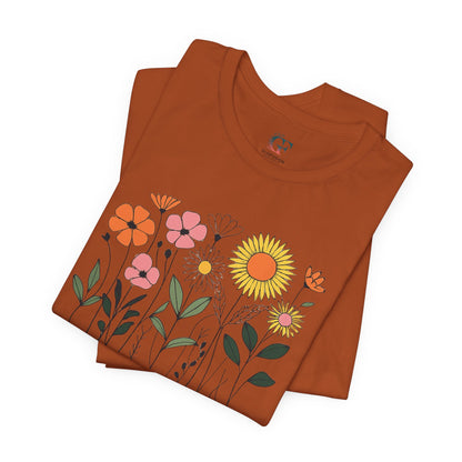Floral Inspirational Shirt Positive Message Tee Gardening Gift Spring Fashion Unisex Motivational Top Gift For Women Gift For Mom