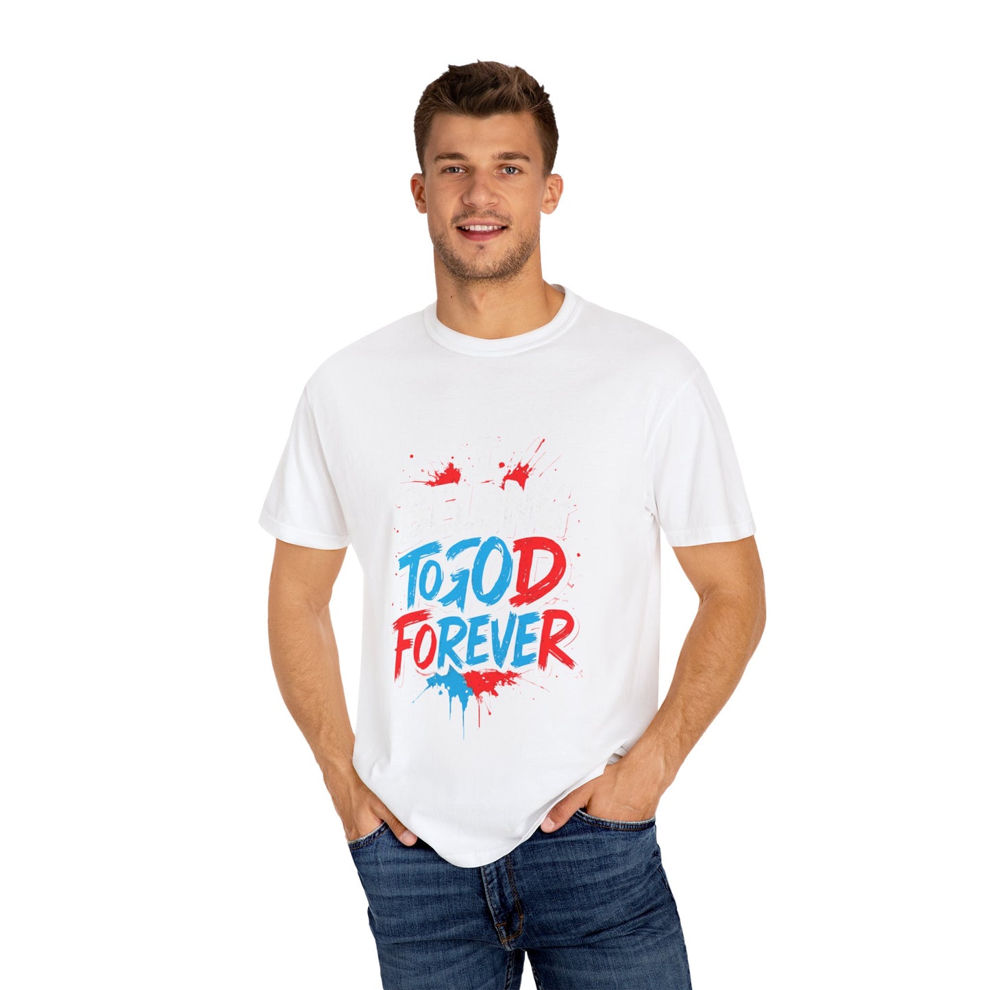 Unisex T-Shirt with 'To God Forever' Design | Inspirational Apparel, Faith Merchandise, Spiritual T-Shirt, Gift for Believers, Casual Wear
