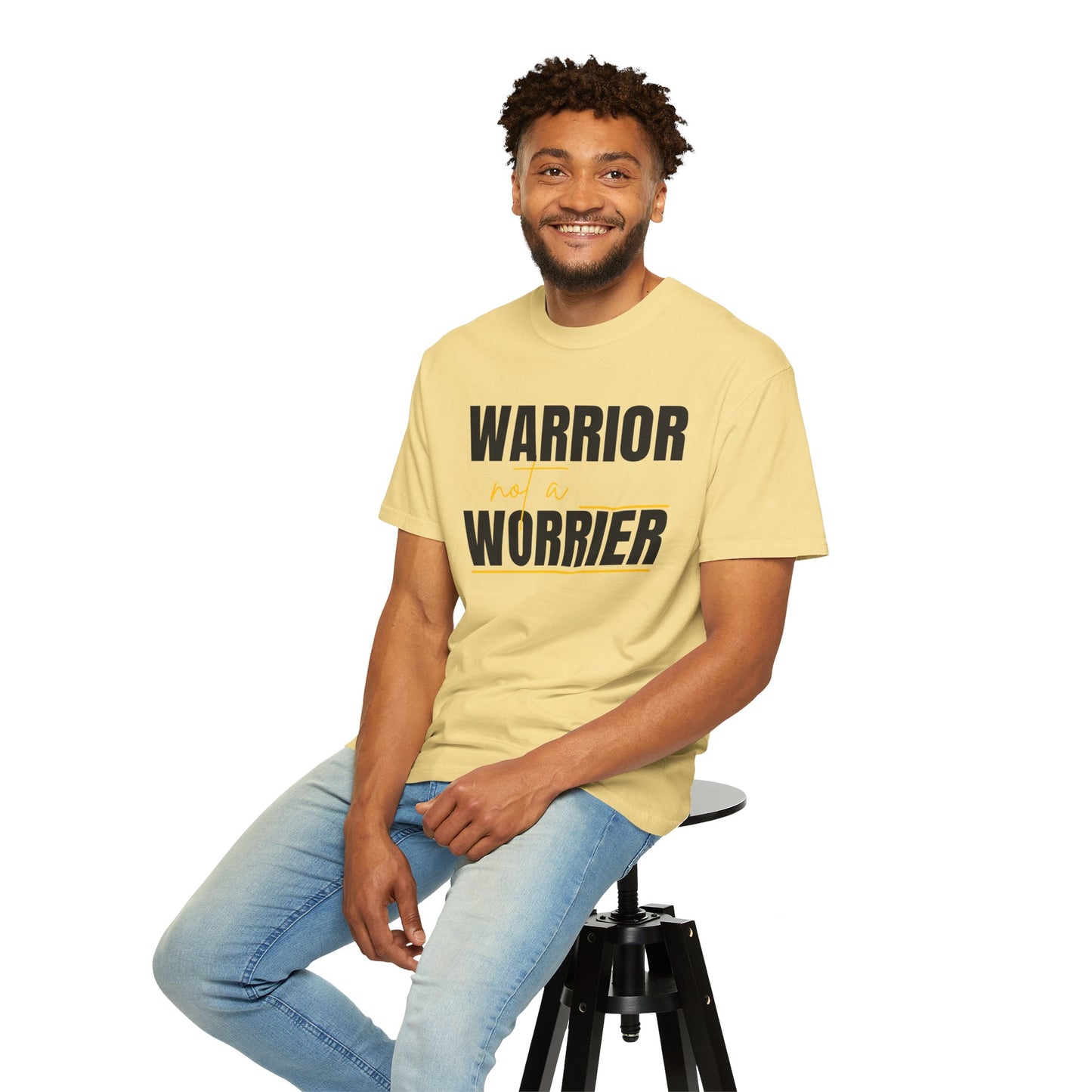 Warrior Not a Worrier T-Shirt - Motivational Unisex Tee