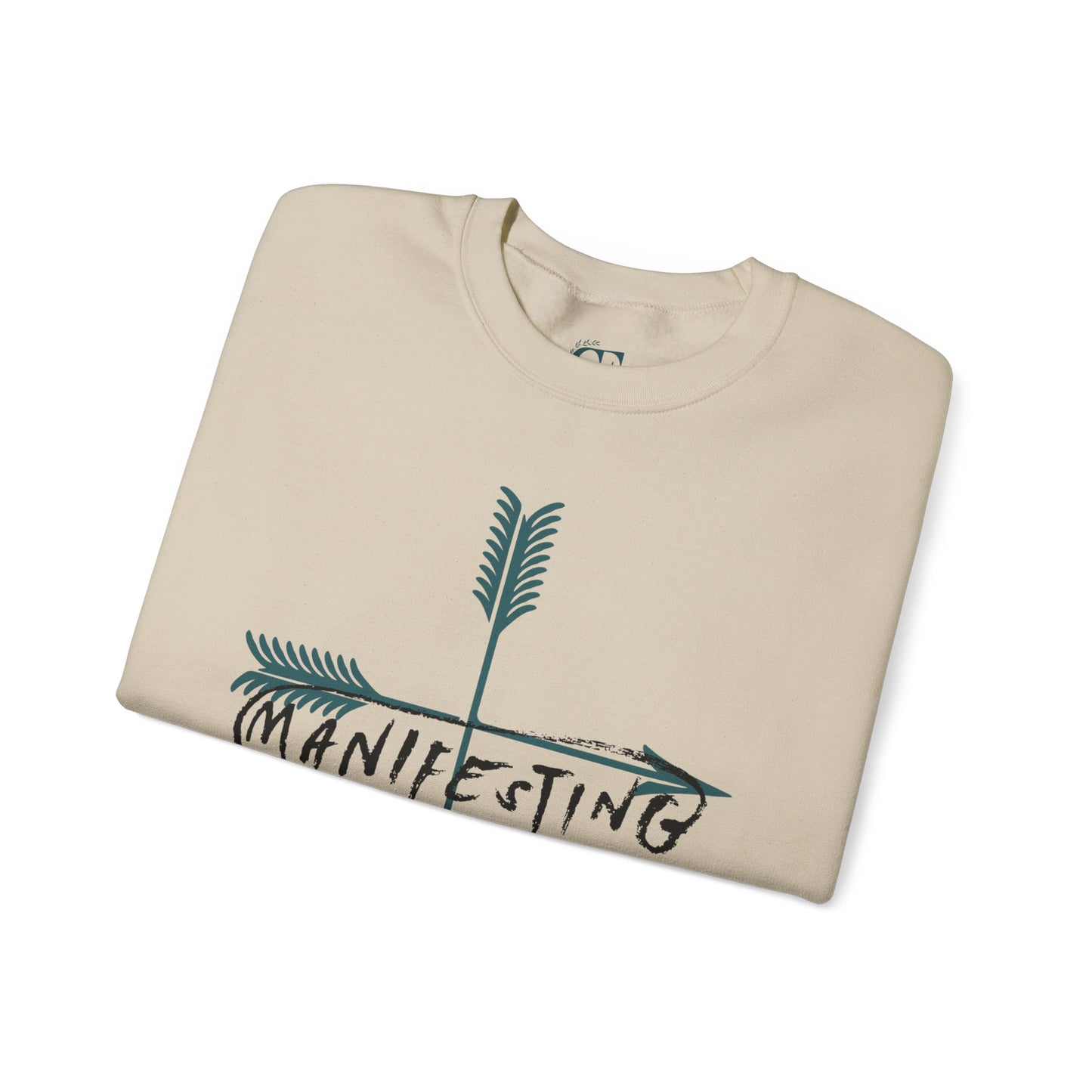 Manifesting Faith Crewneck Sweatshirt – Unisex Christian Comfort Wear | Inspirational Spiritual Gift | Cozy Faith-Based Loungewear
