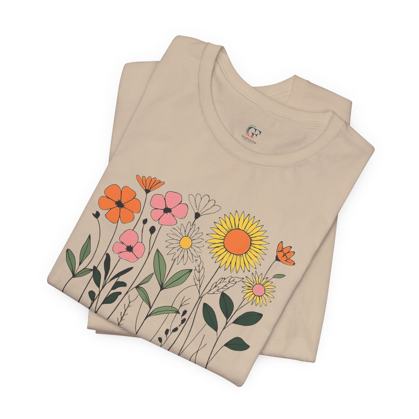 Floral Tee Inspirational Positive Message Garden Gift