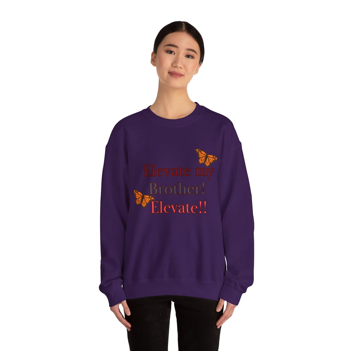 Butterfly Crewneck Sweatshirt - Unisex Inspirational Wear