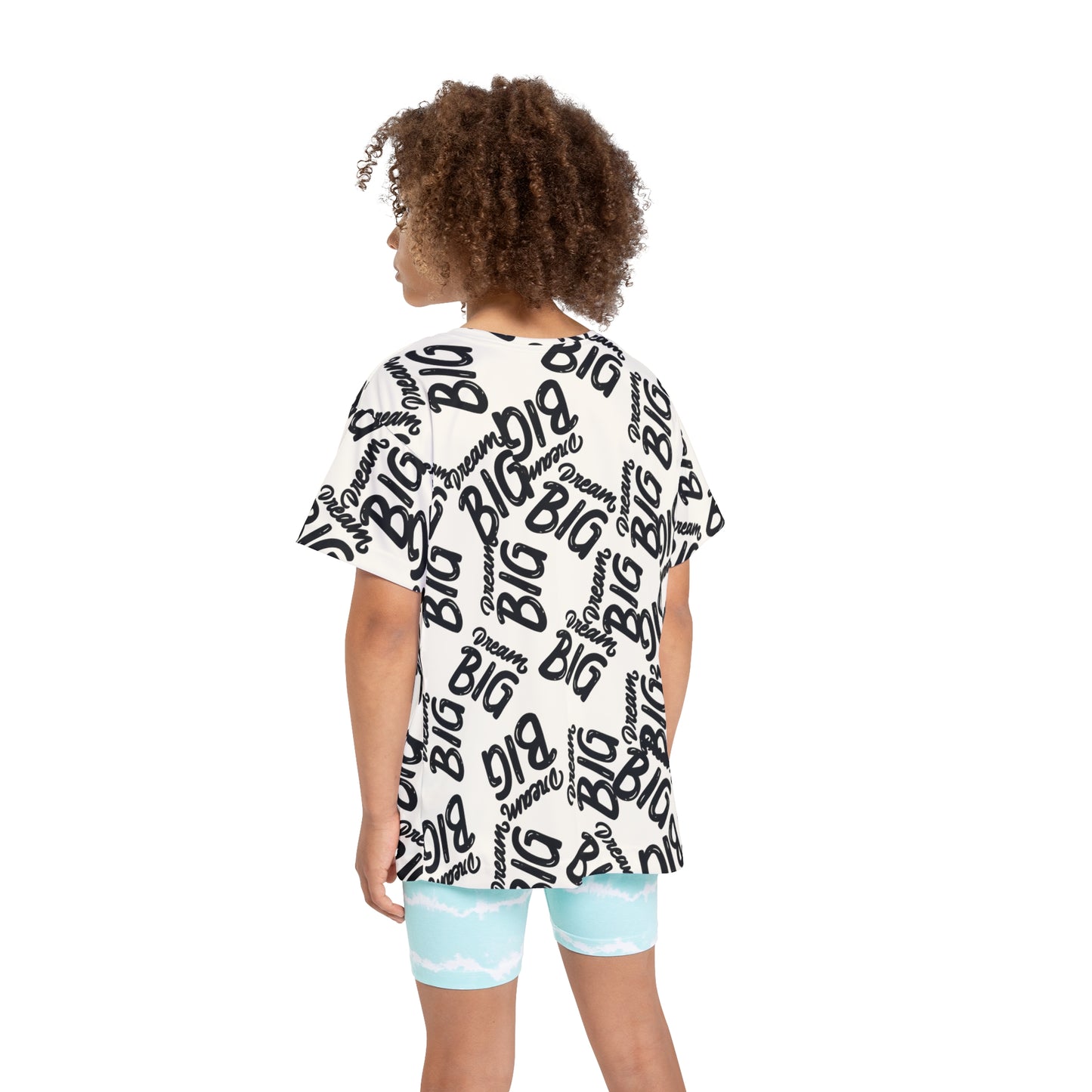 Kids Sports Jersey - 'Dream Big' Motivational Tee