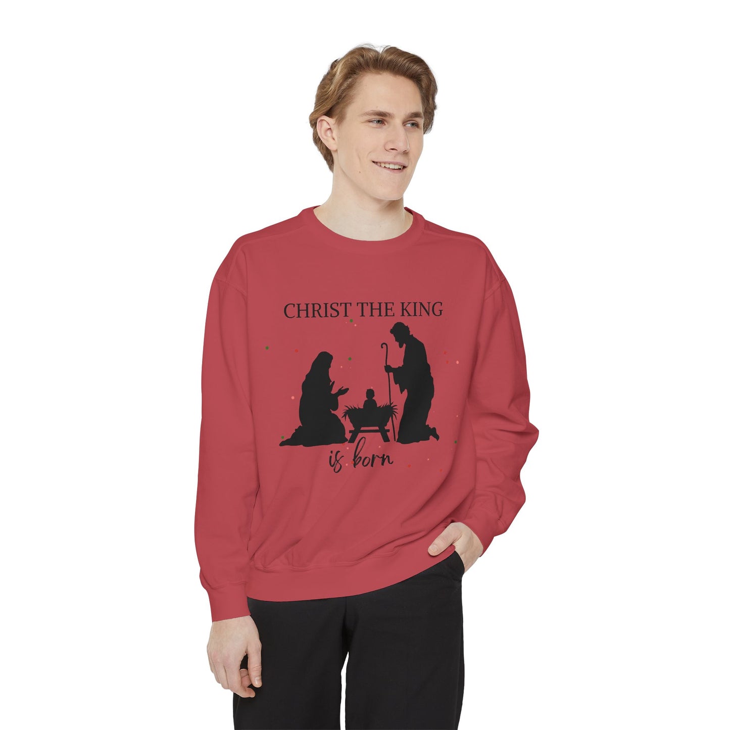 Christmas Garment-Dyed Sweatshirt