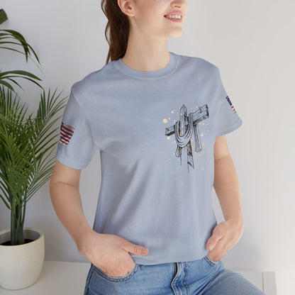 Patriotic USA Graphic T-Shirt – Unisex Red, White & Blue Tee | Independence Day, Memorial Day, Veteran Gift | Summer Americana Shirt