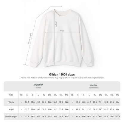 Cozy Unisex Crewneck Sweatshirt – Classic Heavy Blend Fleece | Cold Weather Essential, Casual Loungewear, Gift-Ready Comfort Pullover