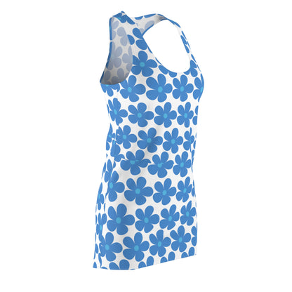 Floral Print Women's Racerback Dress - Summer Style Dress for Beach & Casual Wear
