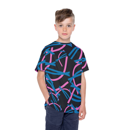 Kids Sports Jersey - Fun Activewear for Young Athletes, Colorful Sports Tee