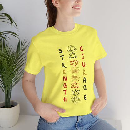 Strength and Courage Graphic Unisex Tee