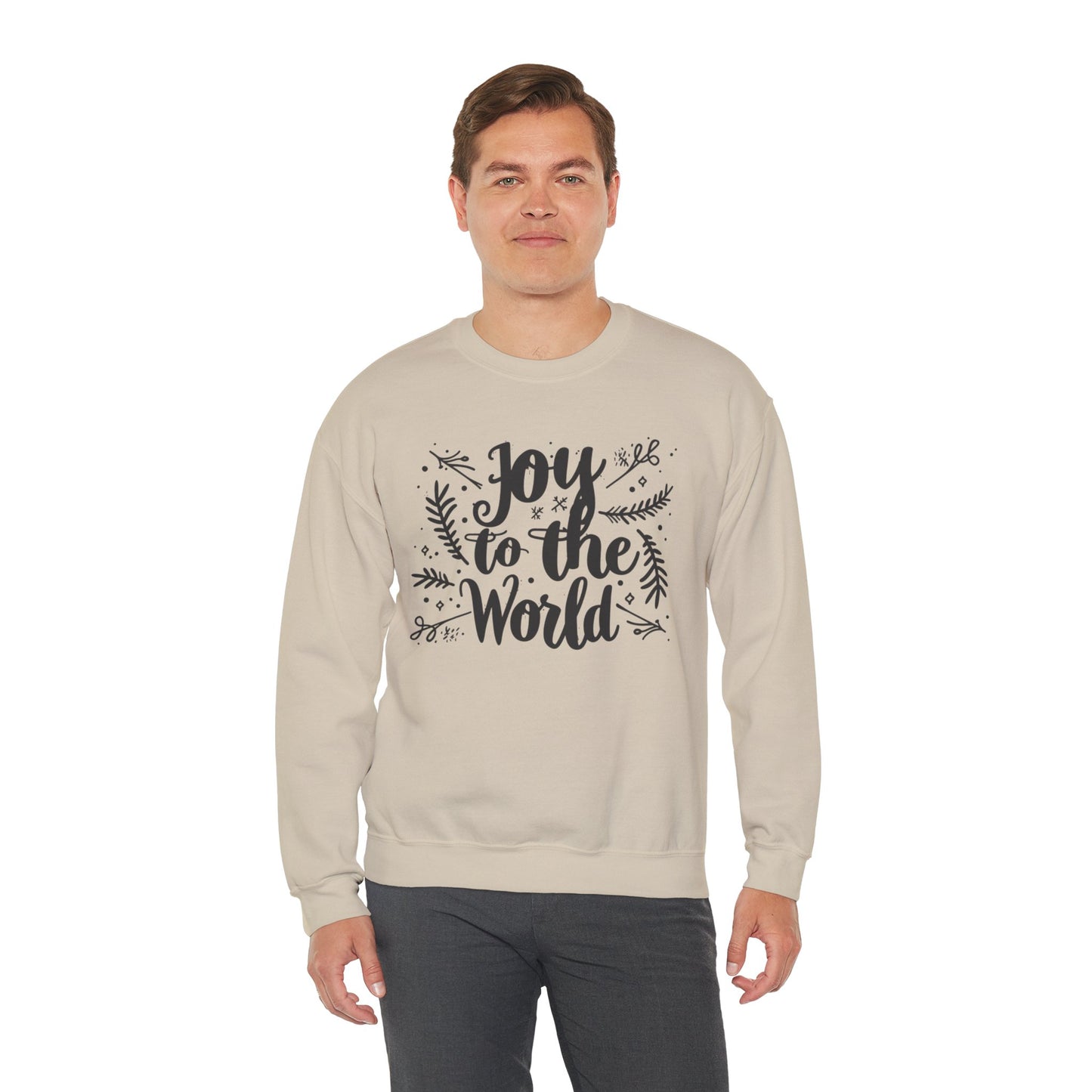Christmas Joy to the World Crewneck Sweatshirt