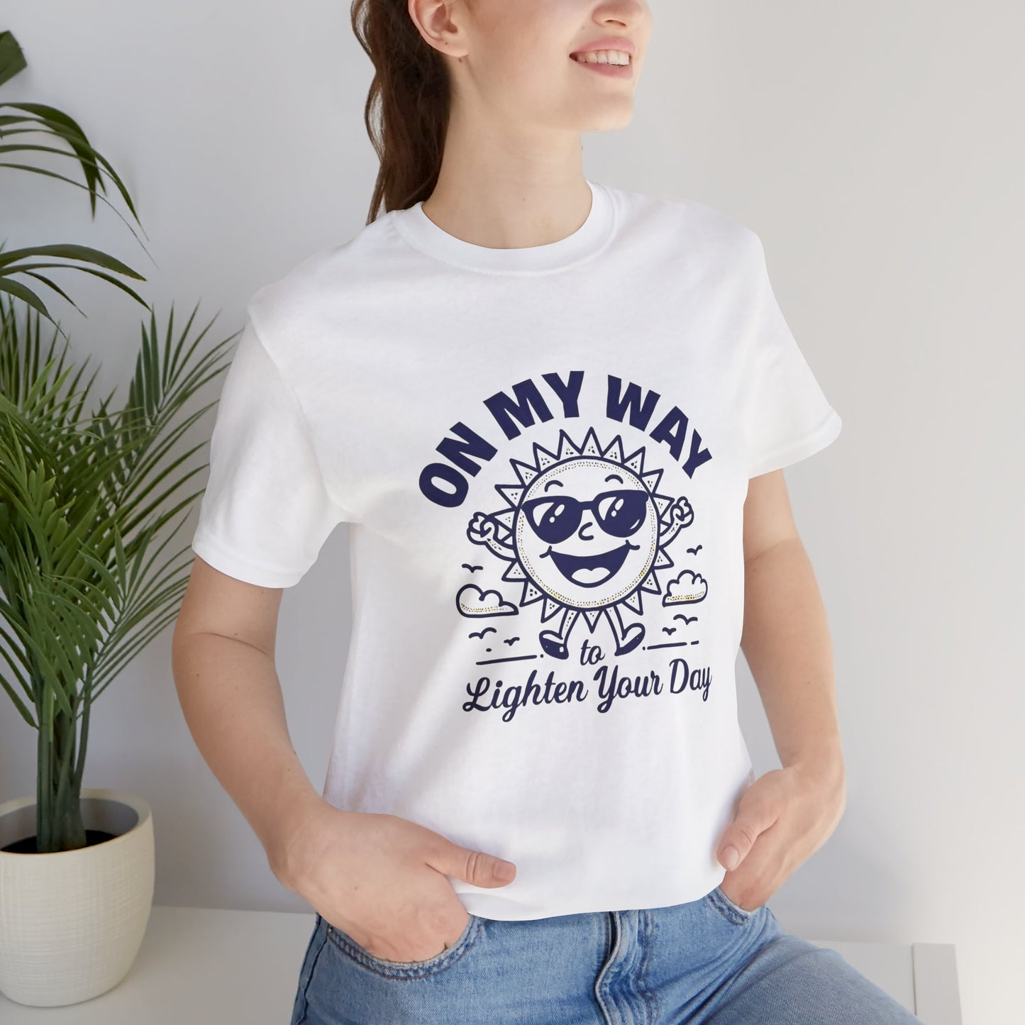 Sunny Vibes T-Shirt – Unisex Graphic Tee for Summer | Funny Casual Shirt, Gift for Friends, Positive Mood Tee