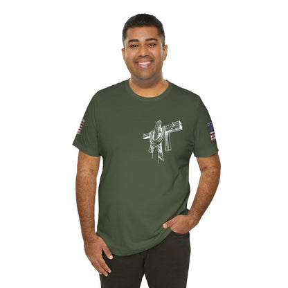 Patriotic Graphic T-Shirt – USA Flag Tee for 4th of July, Memorial Day, Veterans | Unisex American Pride Shirt | Summer Freedom Apparel