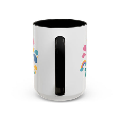 Elegant Coffee Mug with Gold Accent, Ceramic Tea Cup, Kitchen Decor, Gift for Coffee Lover, Unique Drinkware, Office Mug