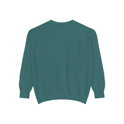 Positive Garment-Dyed Sweatshirt - Inspirational Motivational Jumper Cozy Crewneck