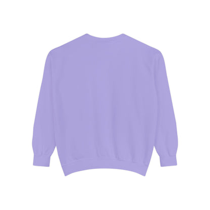 Positive Garment-Dyed Sweatshirt - Inspirational Motivational Jumper Cozy Crewneck