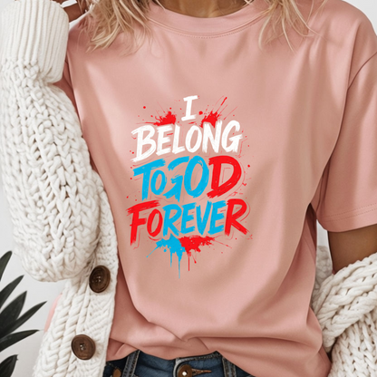 Unisex T-Shirt with 'To God Forever' Design | Inspirational Apparel, Faith Merchandise, Spiritual T-Shirt, Gift for Believers, Casual Wear