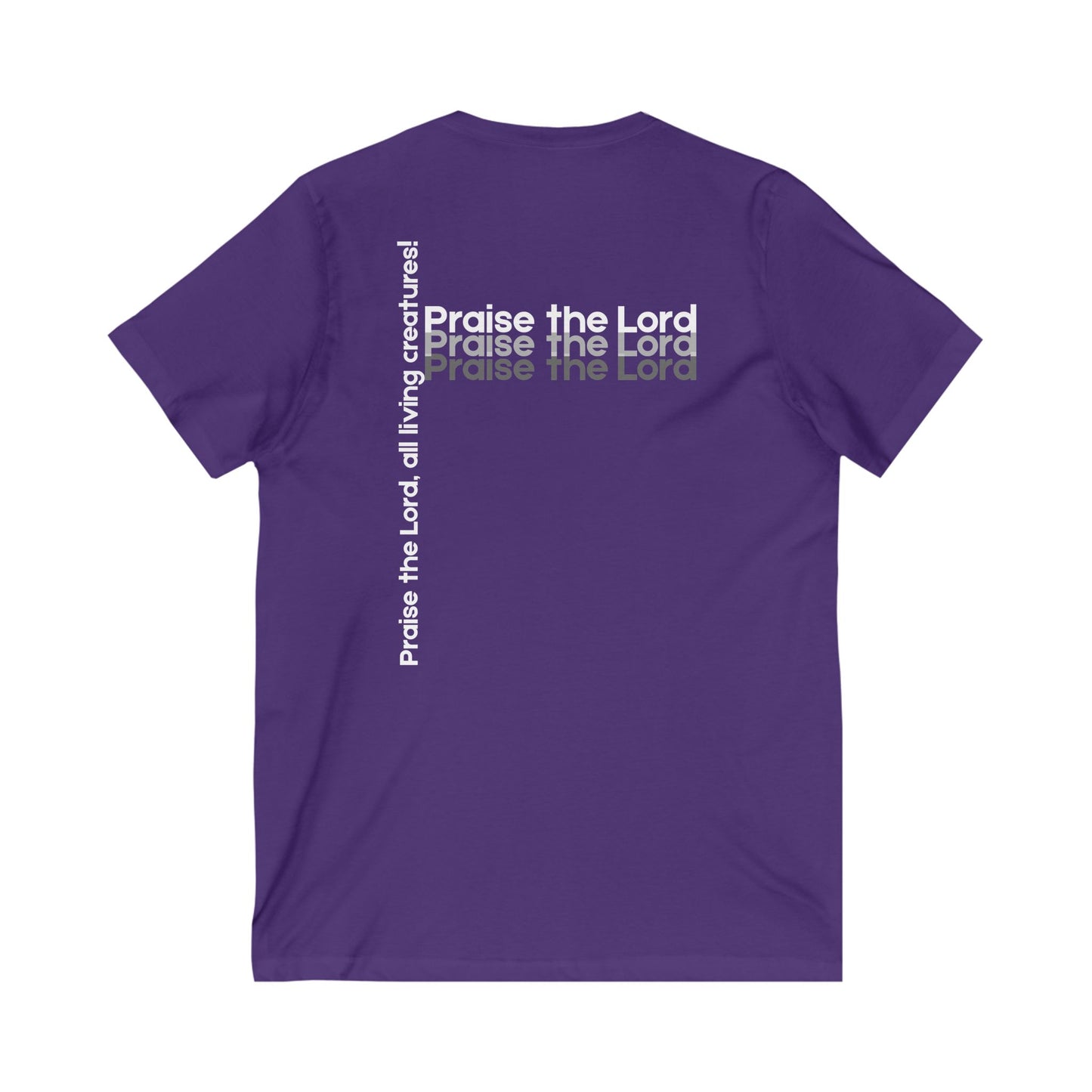 V-Neck Tee – Faith-Based Unisex Christian Shirt Gift for Worship & Everyday Wear