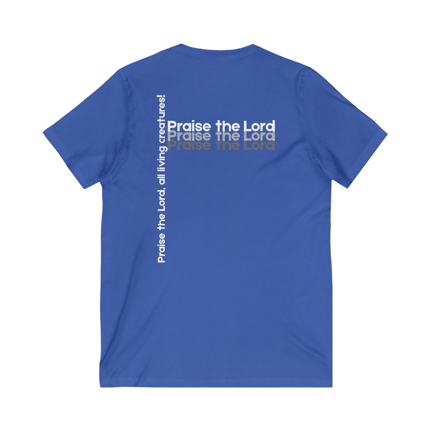 V-Neck Tee – Faith-Based Unisex Christian Shirt Gift for Worship & Everyday Wear