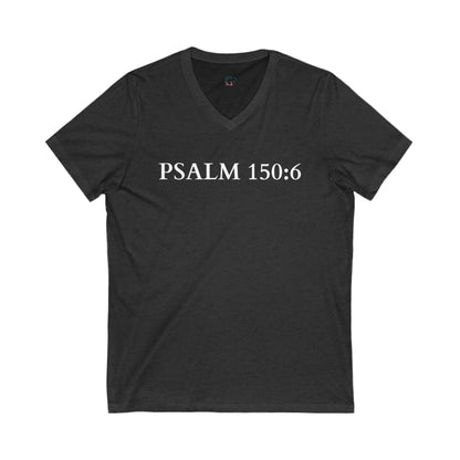 V-Neck Tee – Faith-Based Unisex Christian Shirt Gift for Worship & Everyday Wear