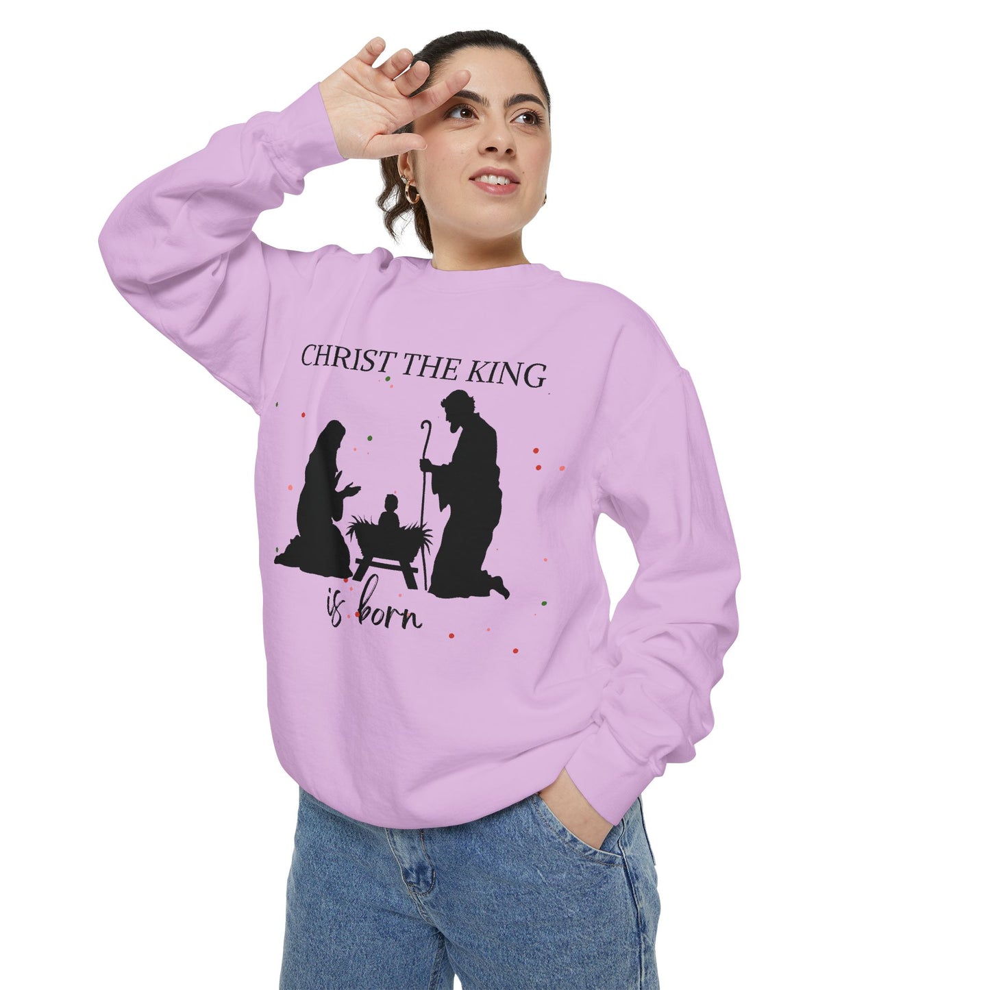 Christmas Garment-Dyed Sweatshirt