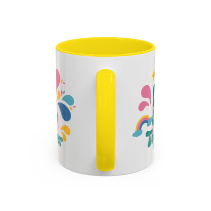 Elegant Coffee Mug with Gold Accent, Ceramic Tea Cup, Kitchen Decor, Gift for Coffee Lover, Unique Drinkware, Office Mug