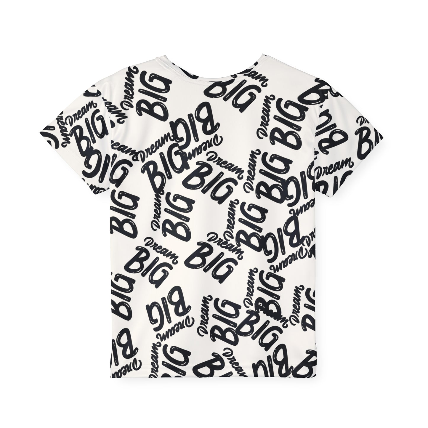 Kids Sports Jersey - 'Dream Big' Motivational Tee