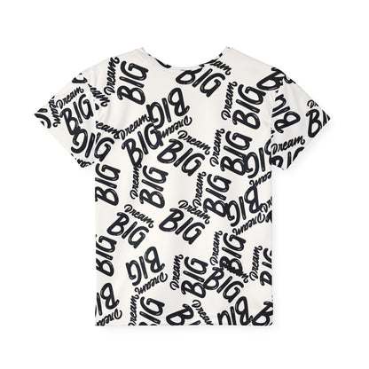 Kids Sports Jersey - 'Dream Big' Motivational Tee