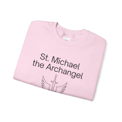 St Michael Crewneck Sweatshirt - Faith Inspired Unisex