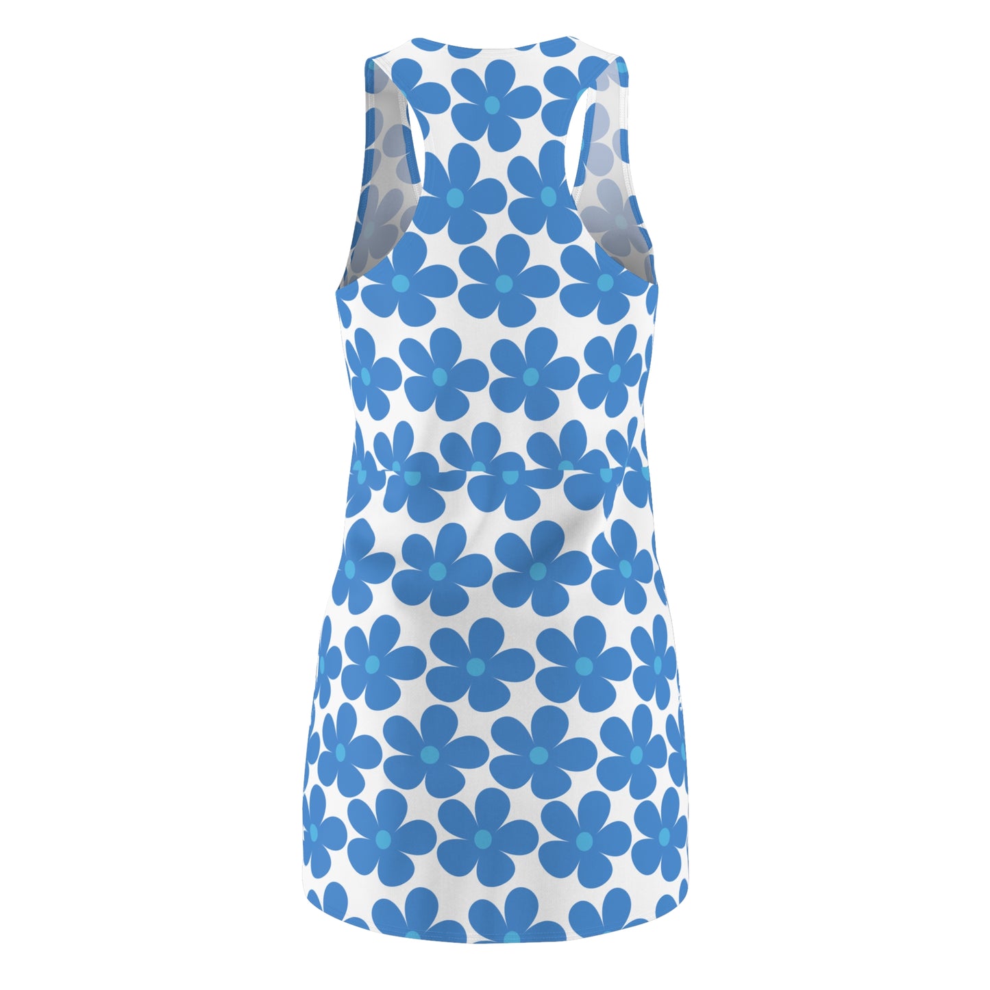 Floral Print Women's Racerback Dress - Summer Style Dress for Beach & Casual Wear