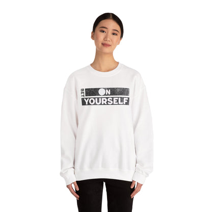 Bet On Yourself Christian Crewneck Sweatshirt, Jesus Bible Verse Unisex Sweatshirt, Holiday Shirt