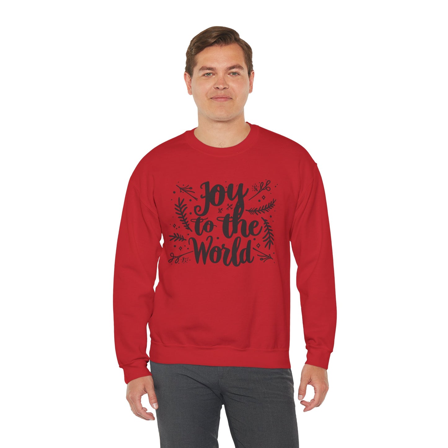 Christmas Joy to the World Crewneck Sweatshirt