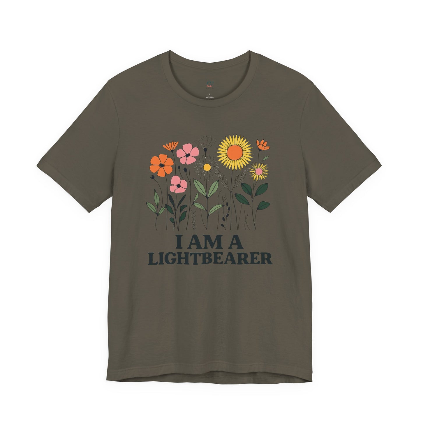 Floral Tee Inspirational Positive Message Garden Gift