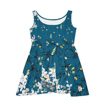 Floral Women's Skater Dress - Perfect for Summer Parties and Casual Outings