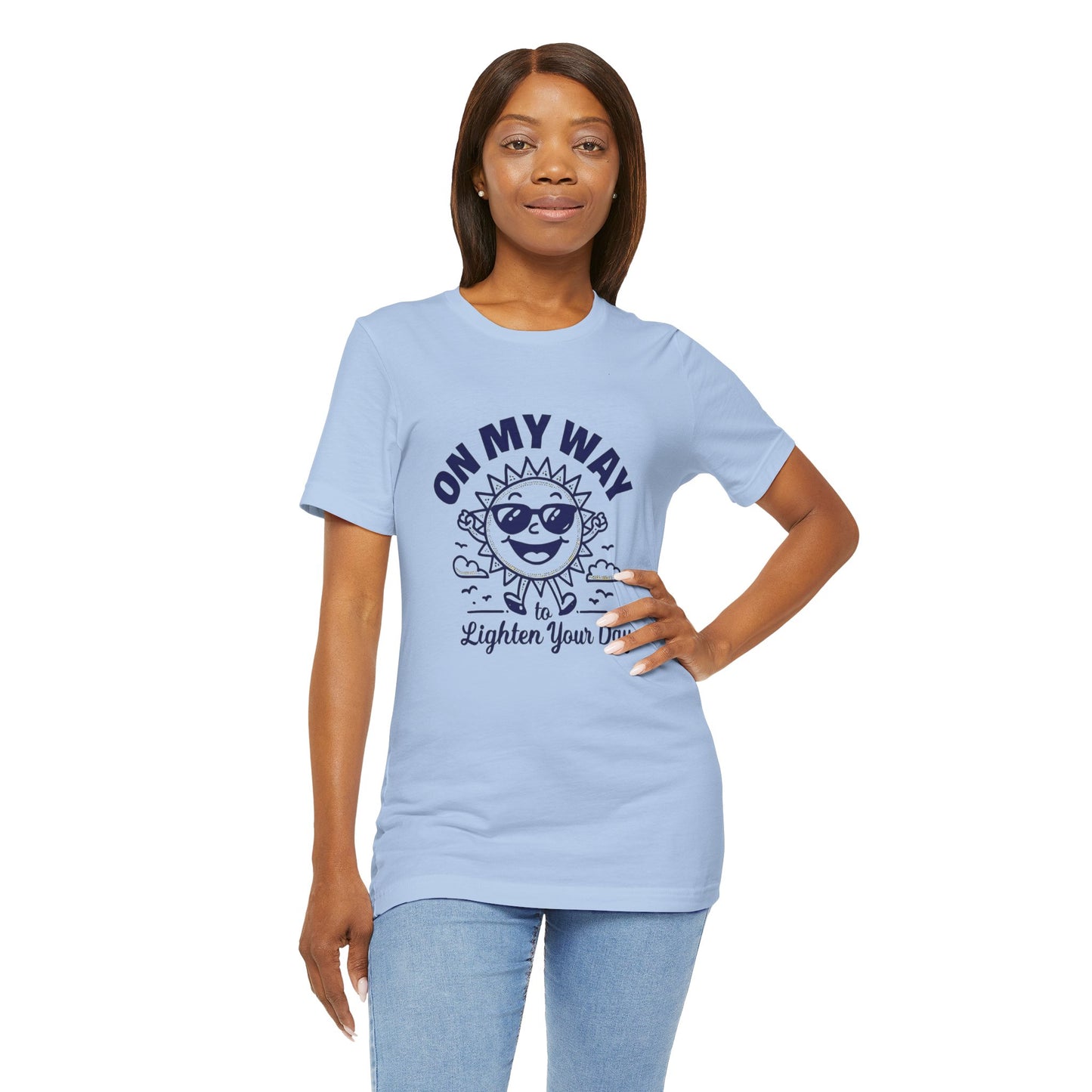 Sunny Vibes T-Shirt – Unisex Graphic Tee for Summer | Funny Casual Shirt, Gift for Friends, Positive Mood Tee