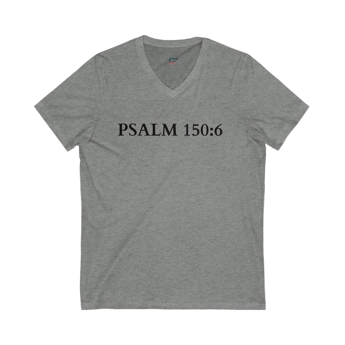 V-Neck Tee – Faith-Based Unisex Christian Shirt Gift for Worship & Everyday Wear