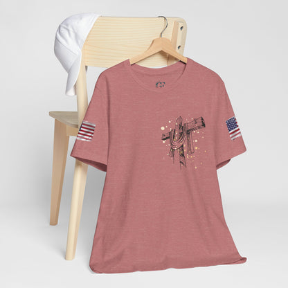 Patriotic USA Graphic T-Shirt – Unisex Red, White & Blue Tee | Independence Day, Memorial Day, Veteran Gift | Summer Americana Shirt