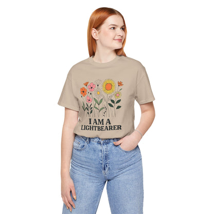 Floral Tee Inspirational Positive Message Garden Gift