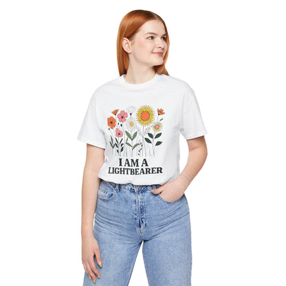 Floral Tee Inspirational Positive Message Garden Gift
