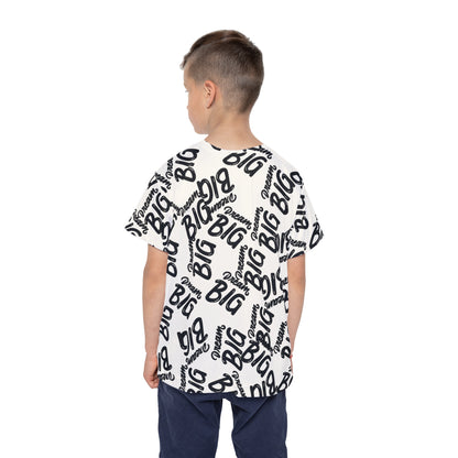 Kids Sports Jersey - 'Dream Big' Motivational Tee