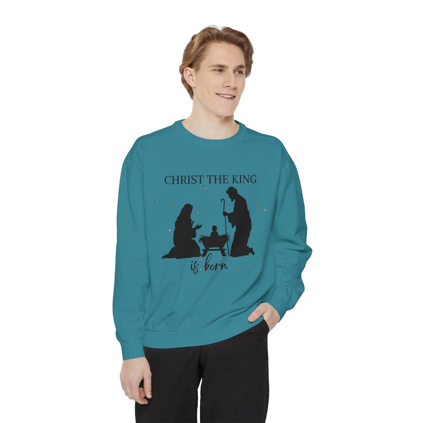 Christmas Garment-Dyed Sweatshirt