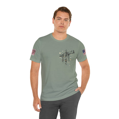 Patriotic USA Graphic T-Shirt – Unisex Red, White & Blue Tee | Independence Day, Memorial Day, Veteran Gift | Summer Americana Shirt