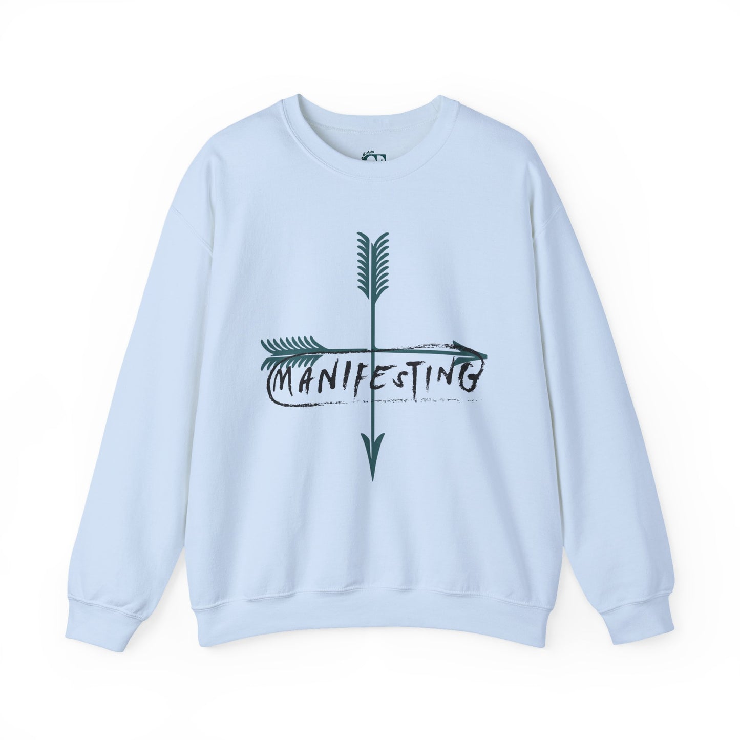 Manifesting Faith Crewneck Sweatshirt – Unisex Christian Comfort Wear | Inspirational Spiritual Gift | Cozy Faith-Based Loungewear
