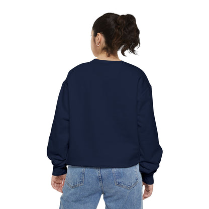 Positive Garment-Dyed Sweatshirt - Inspirational Motivational Jumper Cozy Crewneck