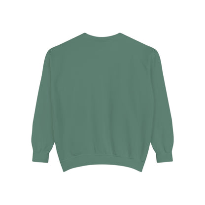 Positive Garment-Dyed Sweatshirt - Inspirational Motivational Jumper Cozy Crewneck