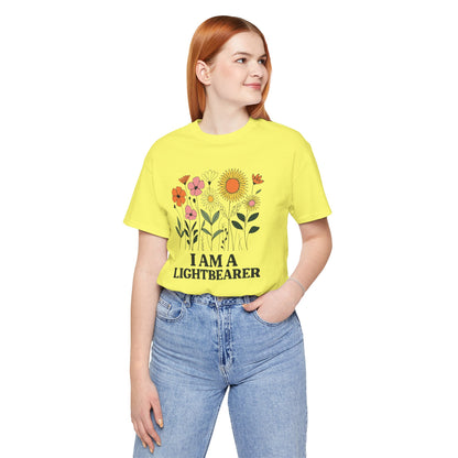 Floral Tee Inspirational Positive Message Garden Gift