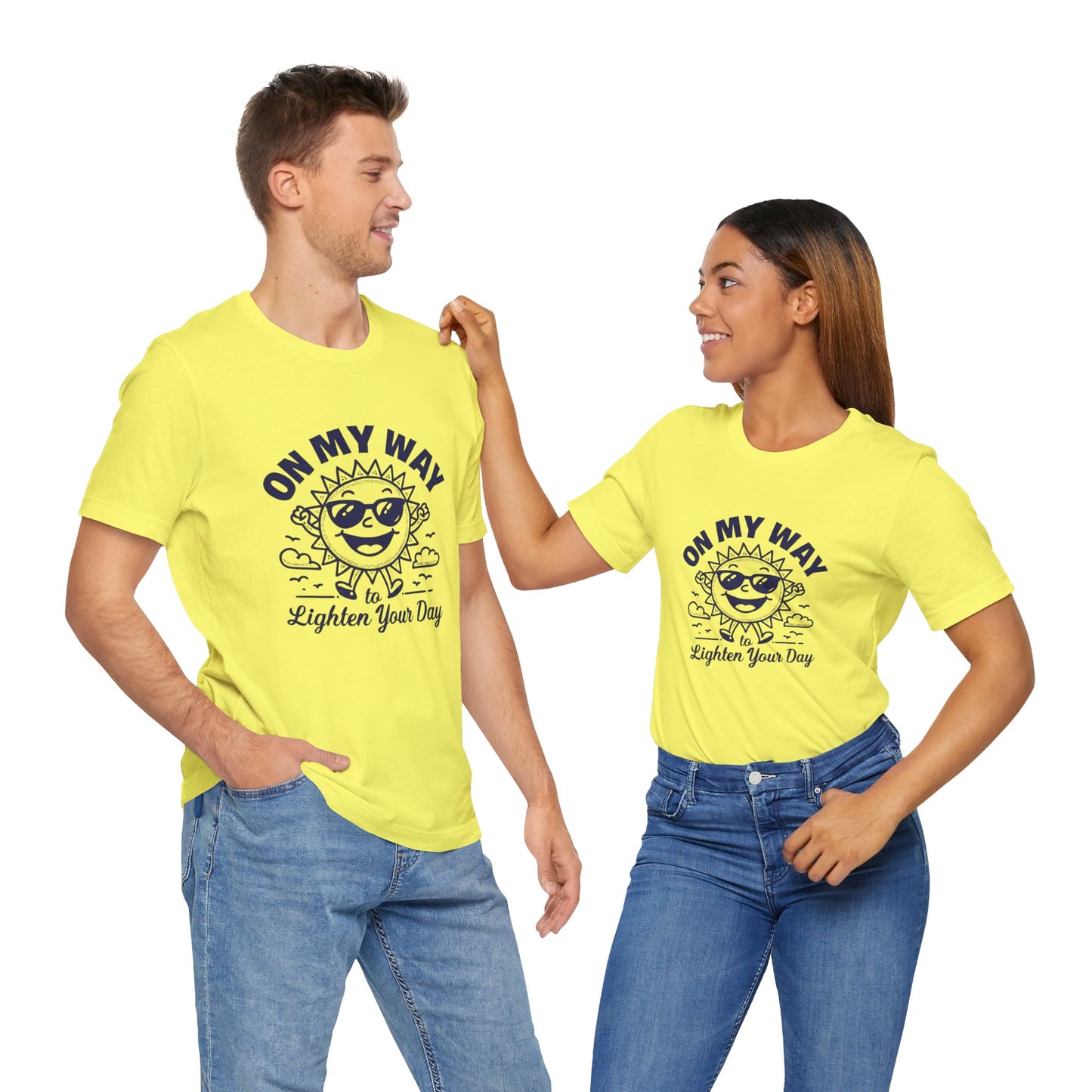Sunny Vibes T-Shirt – Unisex Graphic Tee for Summer | Funny Casual Shirt, Gift for Friends, Positive Mood Tee
