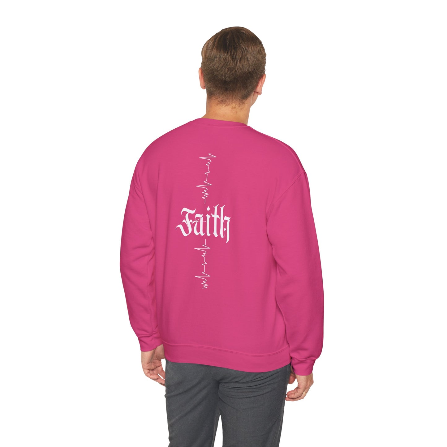 Manifesting Faith Crewneck Sweatshirt – Unisex Christian Comfort Wear | Inspirational Spiritual Gift | Cozy Faith-Based Loungewear